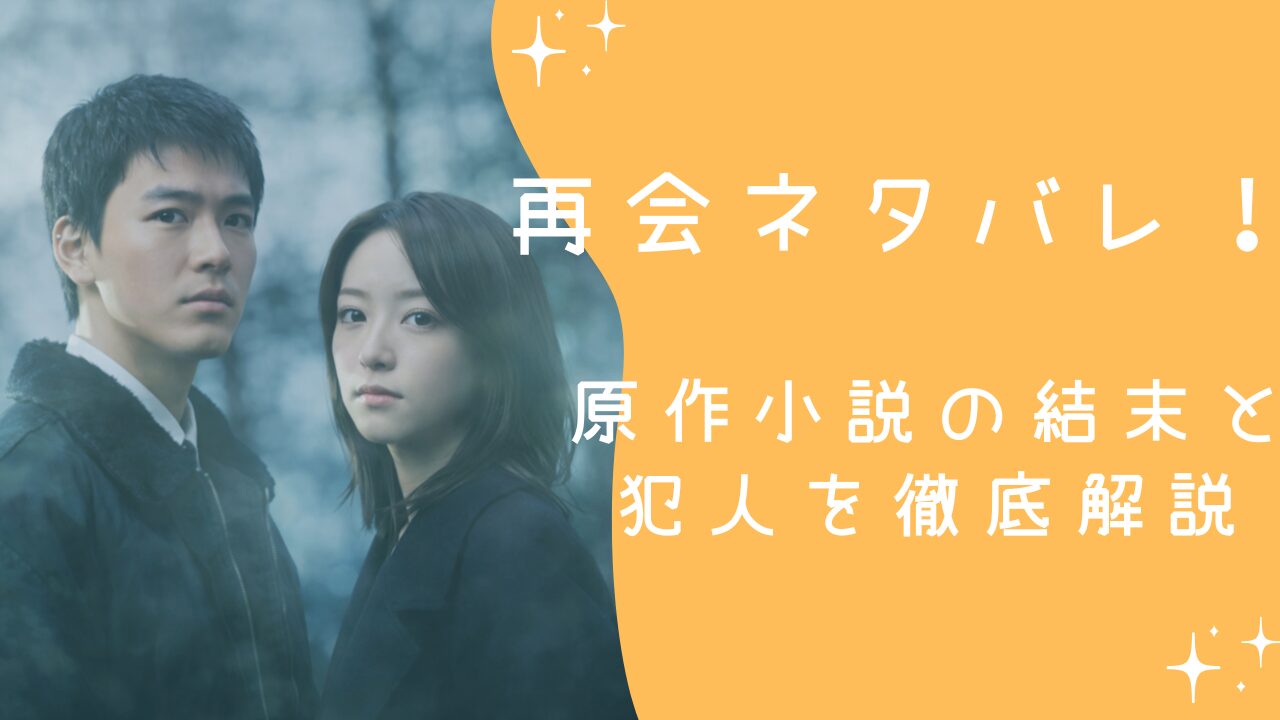 再会 ネタバレ！原作小説の結末と犯人を徹底解説（ドラマ再会の予習）