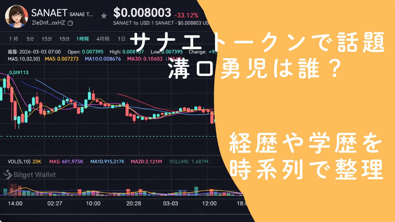 サナエトークンで話題の溝口勇児は誰？経歴や学歴を時系列で整理