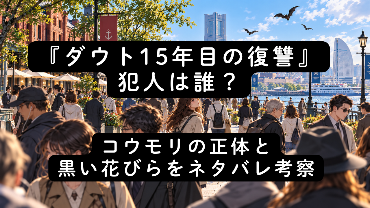 『ダウト15年目の復讐』犯人は誰？コウモリの正体と黒い花びらをネタバレ考察